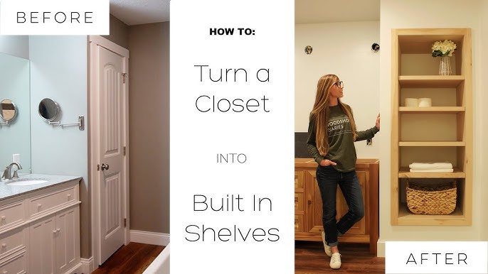 DIY Floating Shelves in Linen Closet – Casa Watkins Living