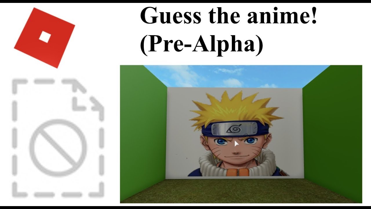 anime name and paste in... roblox, guess the anime, pre aplha, completed, s...