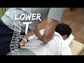 【ASMR chiro cracking 全身ボキボキ整体】関節面の変わる胸椎下部の抜群の解放感で胸郭を拡げろ！Full body adjustment from Japan +Y-strap