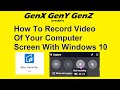 How to record of your computer screen