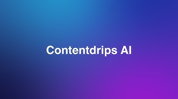 Contentdrips AI