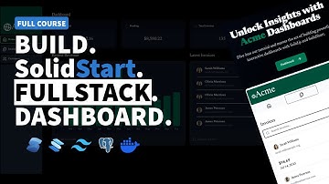 Learn SolidJS & Solid Start - Build a Full-Stack App (For React Devs)