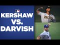 KERSHAW VS. DARVISH! Two of MLB's best had an epic duel in amazing Dodgers-Padres series!