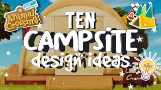 10 IDEAS FOR YOUR CAMPSITE // ANIMAL CROSSING NEW HORIZONS