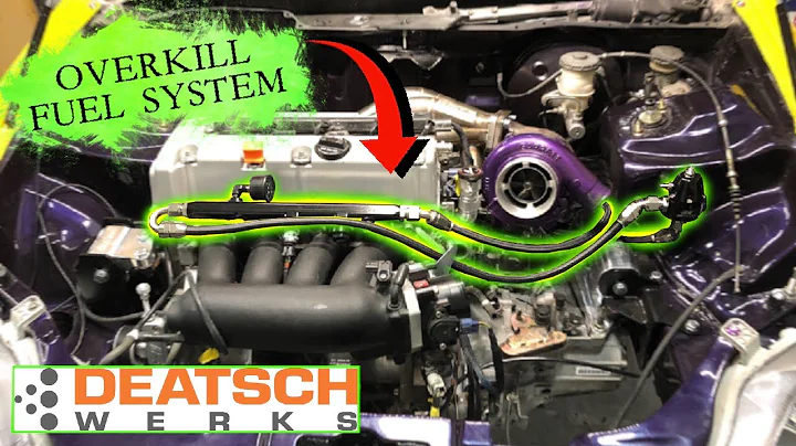 Pt.5 | LAMBO KILLER BUILD | 600HP AWD TURBO HONDA CIVIC | OVERKILL FUEL SYSTEM!