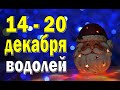 ВОДОЛЕЙ 💚 неделя с 14 по 20 декабря. Таро прогноз гороскоп