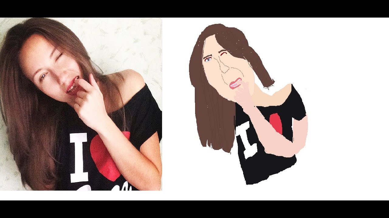 Как рисовать китайцев из тик тока девочку