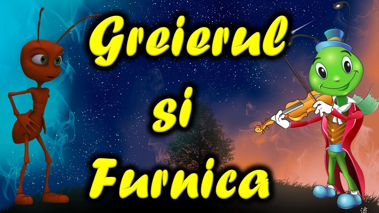 Greierul şi furnica de Alecu Donici