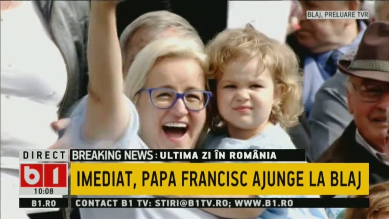STIRI B1 DE ASTAZI 2 IUNIE 2019,(ORA 10): IOHANNIS A AJUNS LA BLAJ newspaper mockup