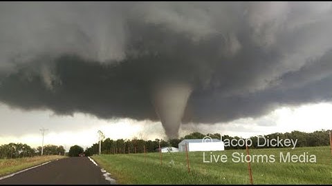 Wynnewood/Elmore City, OK Incredible Violent Multi-Vortex Tornado - 5/9/16