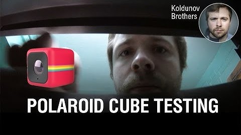 Action camera with a magnet. Polaroid Cube testing.