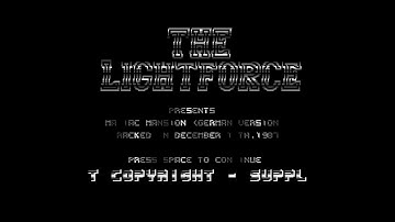 The Lightforce intro - Maniac Mansion C64