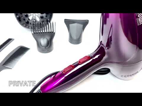 Сешоар с дифузер, 5000W, 3 степени на температурата TV917-C TV917-C , видео