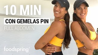 10 MINS CON LAS GEMELAS PIN  | Full Abdomen  | foodspring®
