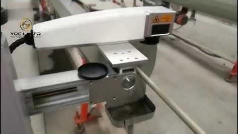 YQC Laser YF30F Pipeline PPR Pipe Coding Solutions Fiber Laser Marking Machine