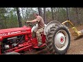 Ford 601 Workmaster Tractor logging