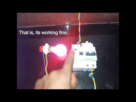 Test an RCCB
