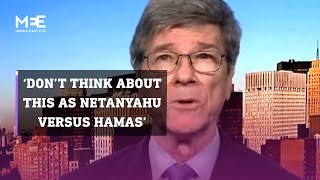 US economist Jeffrey Sachs believes UN should impose a two-state solution