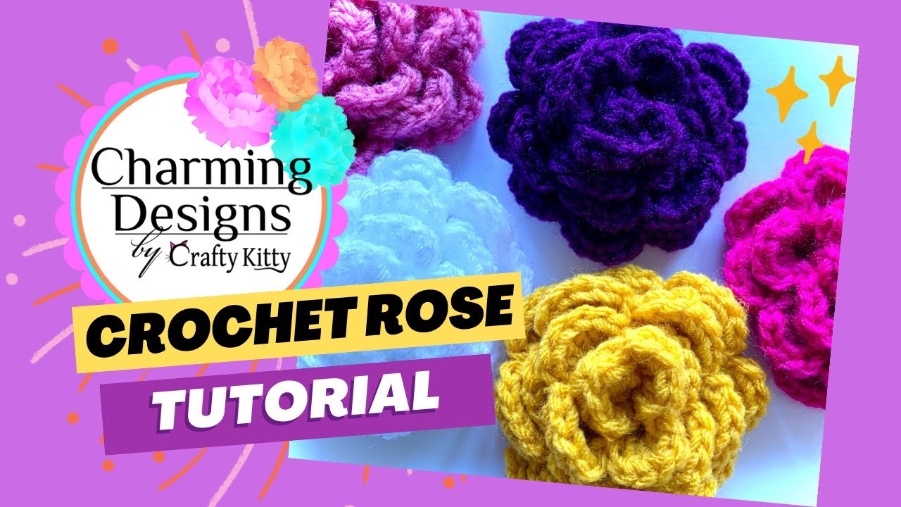 Crochet Rose Tutorial YouTube