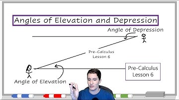 KStevMath - Pre-Calculus Math U See Series - Lesson 6 - Angles of Elevation and Depression