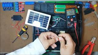 Solve the problem of charging an Electronic balance Solar energy