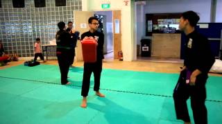 Grasio Silat practise session.