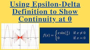 Using the Epsilon-Delta Definition to Prove Continuity