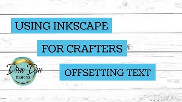 Inkscape For Crafters #3--Offsetting Text