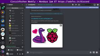 CircuitPython Weekly Meeting for January 11th, 2021 #adafruit