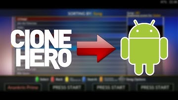 Clone Hero Mobile for Android | Test gameplay with OTG Keyboard