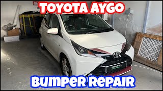 Toyota aygo bumper repair