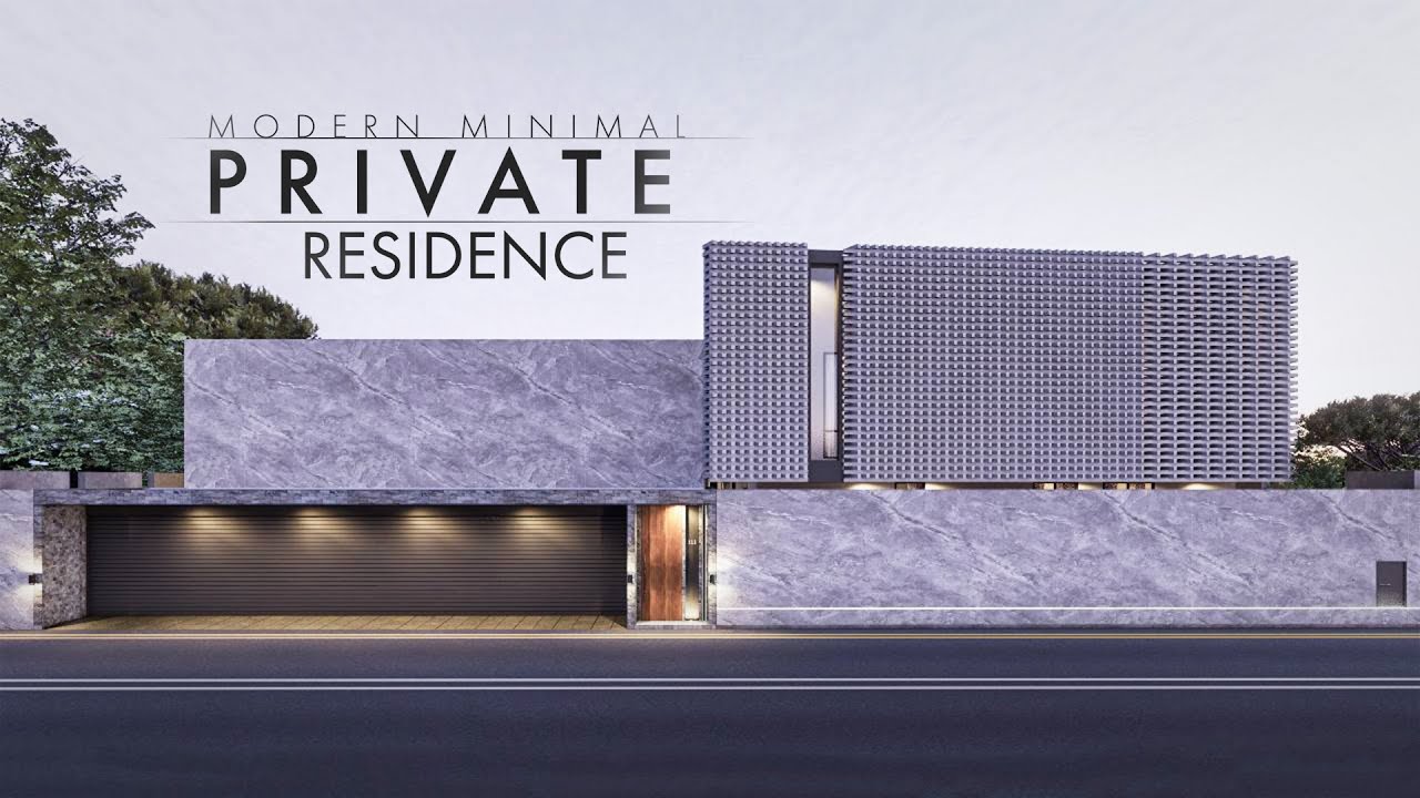 Modern Minimalist - Private Residence ( Function, Privacy and ...