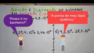 Notação Científica: ADIÇÃO E SUBTRAÇÃO.