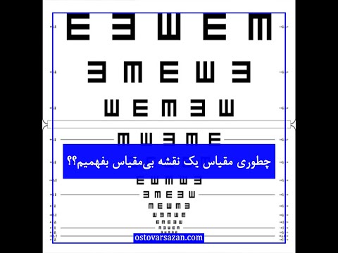 آموزش تشخیص مقیاس حقیقی نقشه ها