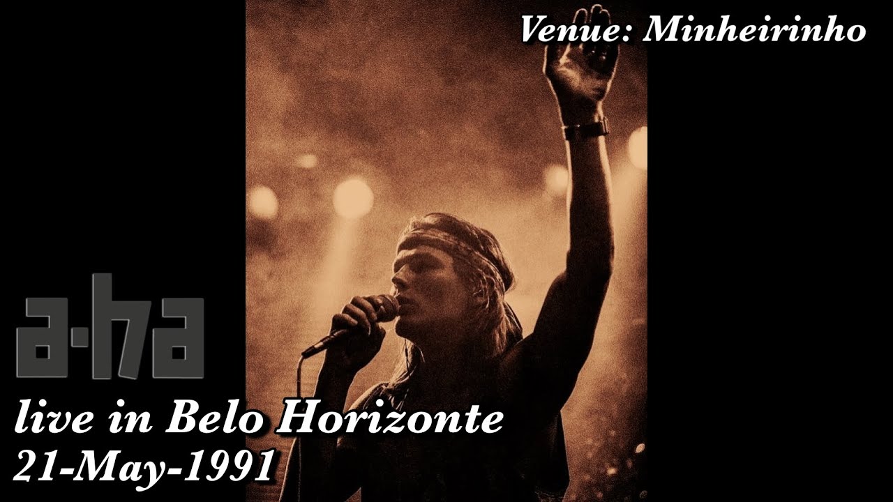 A-ha live in Belo Horizonte, Brazil (21-May-1991)