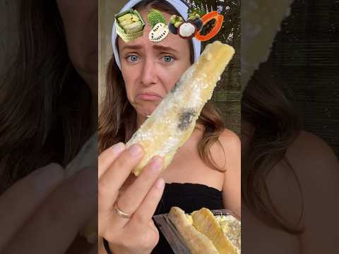 Тропические фрукты #еданабали #путешествия #фрукты #мангостин
