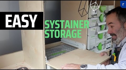 Easy Systainer Storage - Festool Sys3 Rails