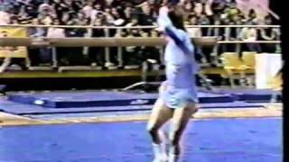 1981 US Gymnastics Champs. Paul Hunt FX comedy