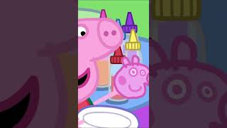 Peppa Pig Makes A Peppa-Shaped Pancake Cooking Cl At School Peppas Best Bites