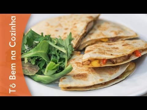 QUESADILLA DE FRANGO - Receita de quesadillas de frango (Episódio #6)