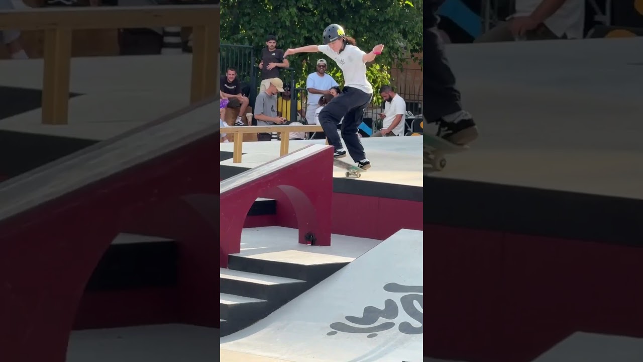 Coco Yoshizawa’s INSANE First Trick At WST Rome Finals