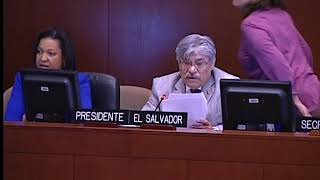 Regular Meeting of the Inter-American Council for Integral Development,  May 29th, 2018.