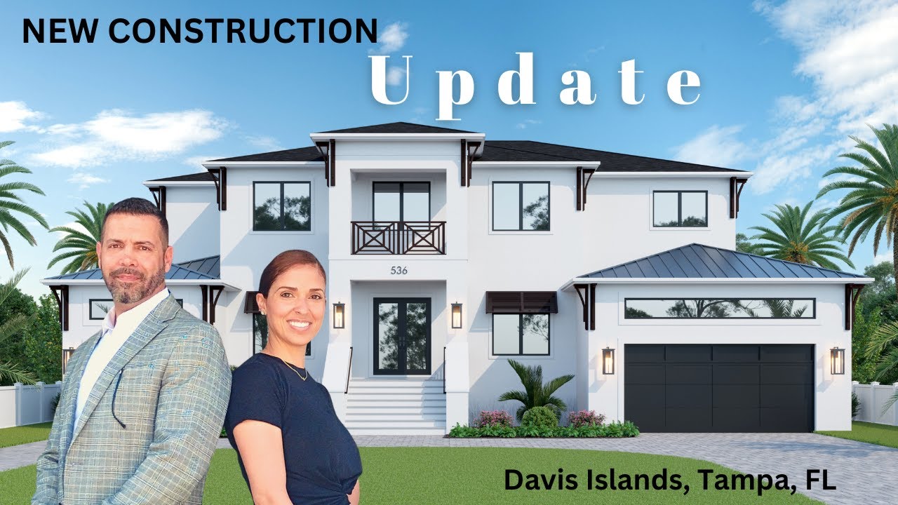 Updated: New Build Stage of Davis Islands Tampa Luxury Home with Robb and Adisleydi