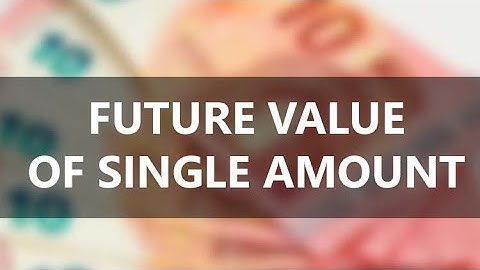 Future Value of Single Amount | Financial Management | CA RAJA CLASSES