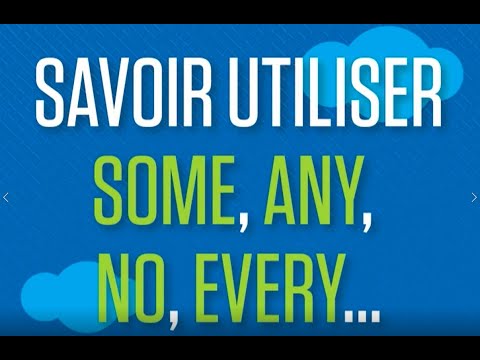Anglais lycée : savoir utiliser Some, any, no, every