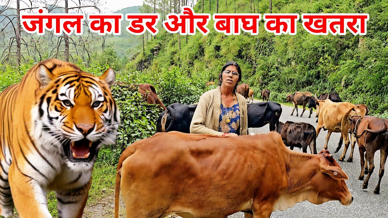 बाघ का आतंक पहाड़ों में | Jim Corbett Village Life | Uttrakhand के गांव की दर्दनाक सच्चाई | Bhaunkhal