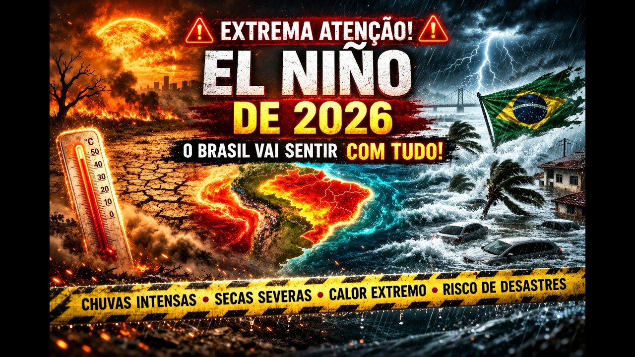 O Que o El NIÑO 2026 pode fazer com o BRASIL? SAIBA TUDO!