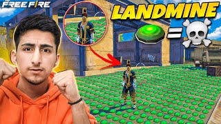 Landmine = Death💀Only Landmines 49 Players On Factory Roof - Free Fire India