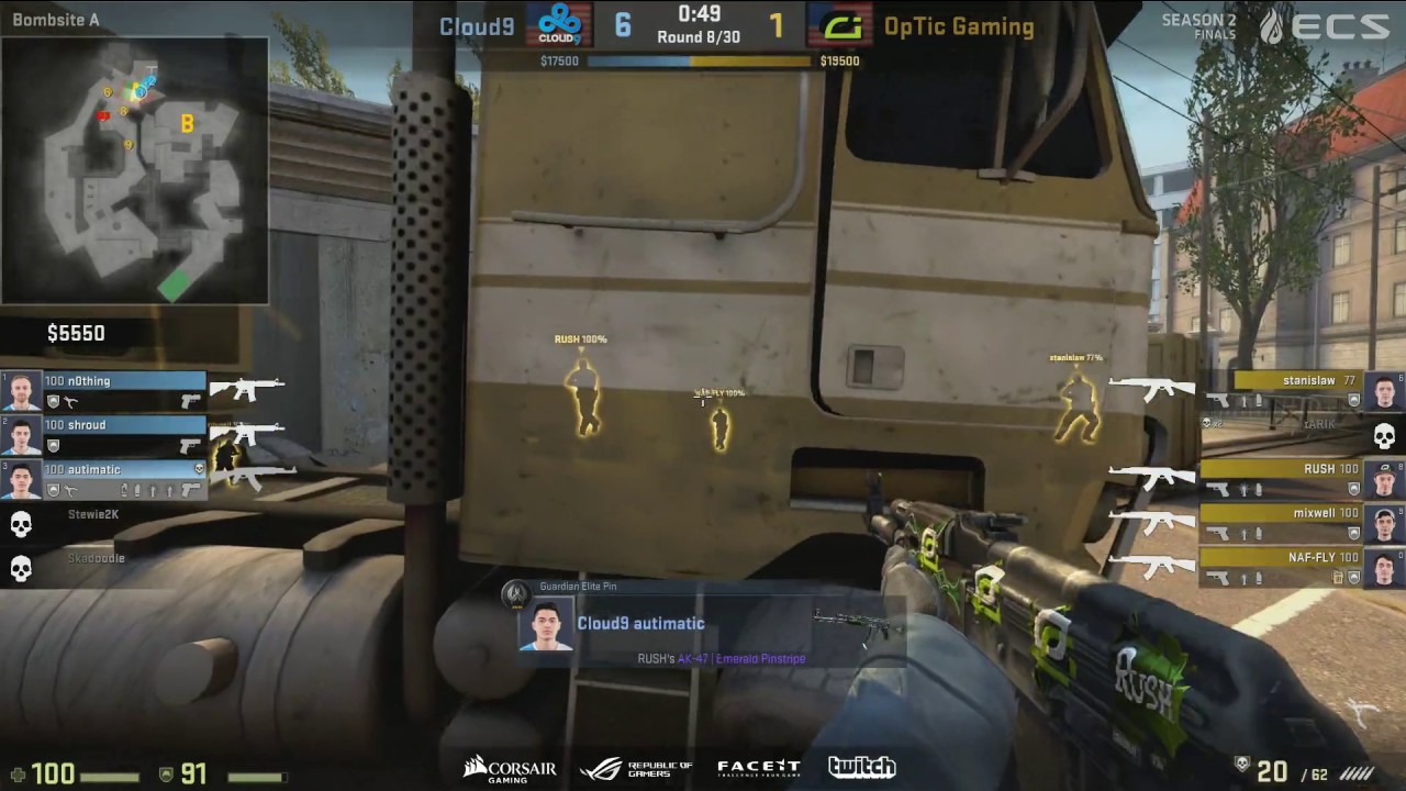 CS GO - autimatic 2k spray vs OG - YouTube