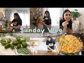 Sunday morning to evening vlog  cook clean decorate with me
